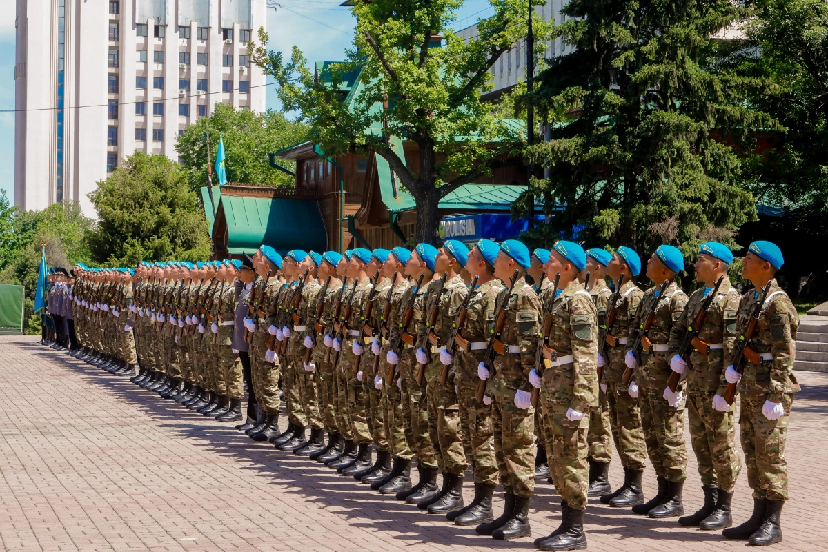 Военнослужащие президентского полка «Батыр» приняли присягу - фото 9