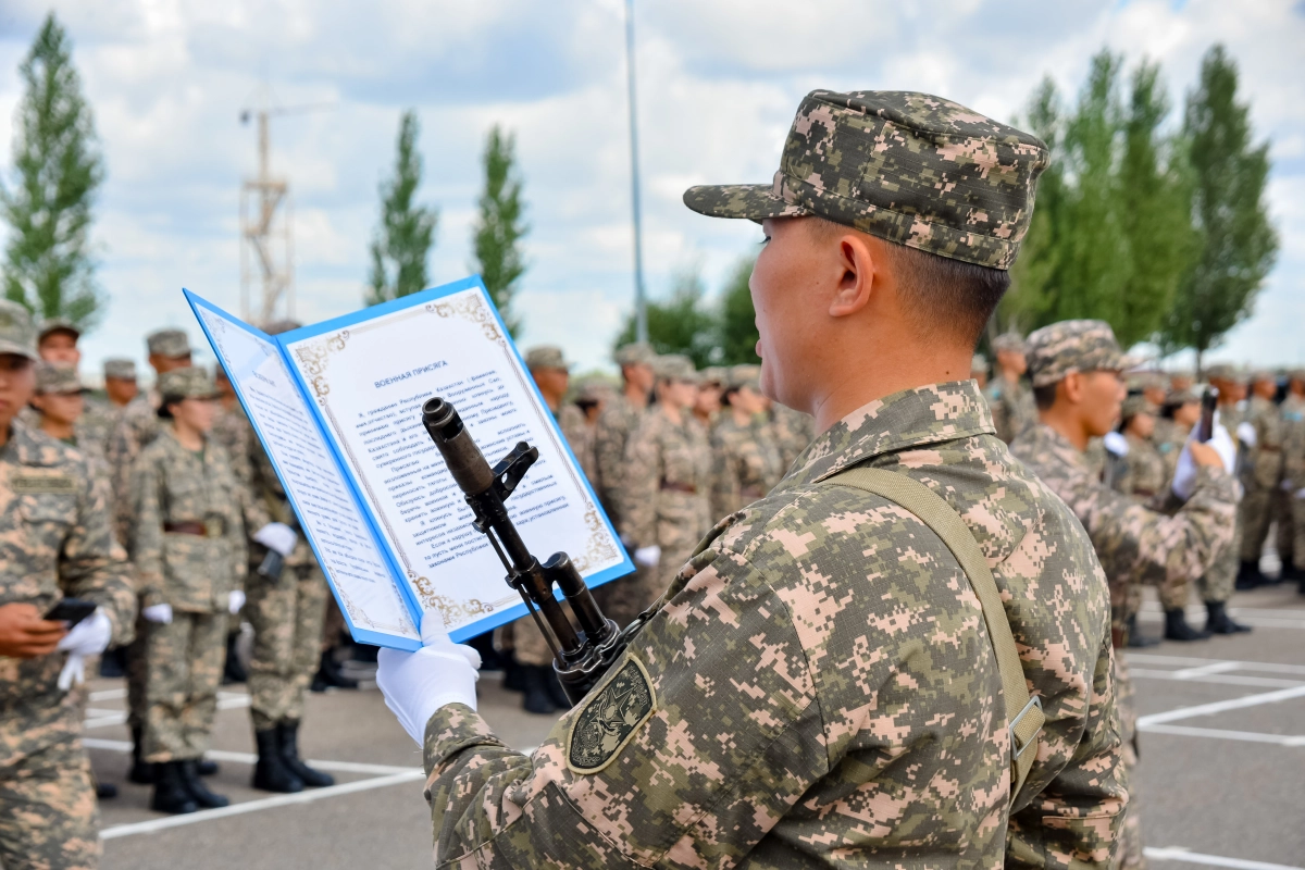 Первые военные журналисты приняли присягу в Астане - фото 6